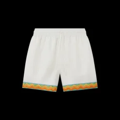 Afro Cubism Tennis Club Silk Shorts