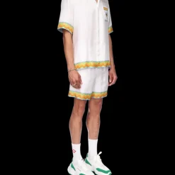 Afro Cubism Tennis Club Silk Shirt