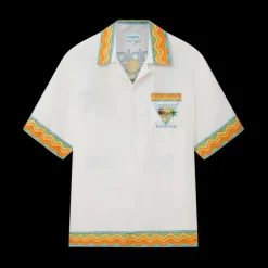 Afro Cubism Tennis Club Silk Shirt