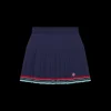 Baseball Pleated Skirt