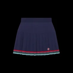 Baseball Pleated Skirt