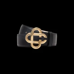 Black CC Logo Belt