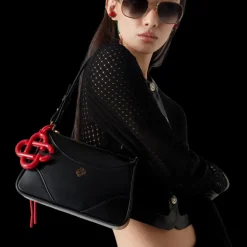 Black Jeanne Pochette Shoulder Bag