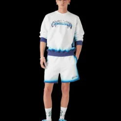 Blue Fade Sweatshorts