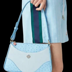 Blue Jeanne Pochette Shoulder Bag