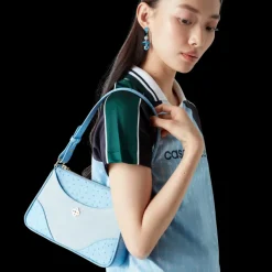 Blue Jeanne Pochette Shoulder Bag