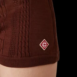 Cable Knit Mini Shorts