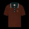 Cable Knit Polo Shirt