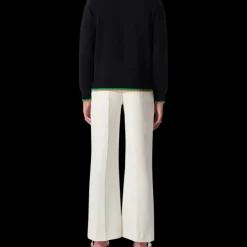 Cactus Et Orange Intarsia Sweater