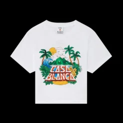 Casa Beach Wave Cropped T-Shirt