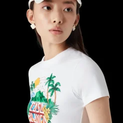 Casa Beach Wave Cropped T-Shirt