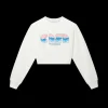 Casa Clouds Cropped Sweatshirt