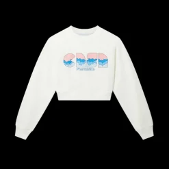 Casa Clouds Cropped Sweatshirt