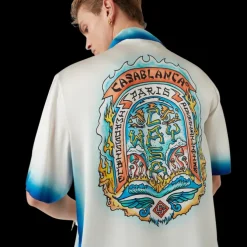 Casa Way Skate Short Sleeve Silk Shirt
