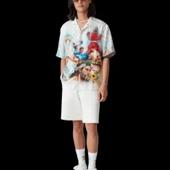 Celebration Du Sport Short Sleeve Silk Shirt