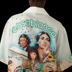 Celebration Du Sport Short Sleeve Silk Shirt