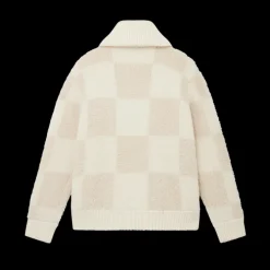 Checked Boucle Cardigan