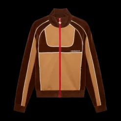 Chenille Panelled Track Jacket