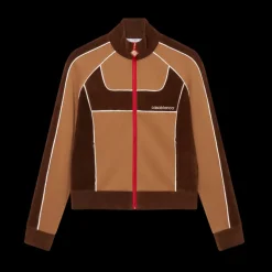 Chenille Panelled Track Jacket