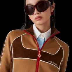 Chenille Panelled Track Jacket