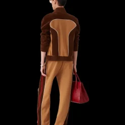 Chenille Panelled Track Jacket