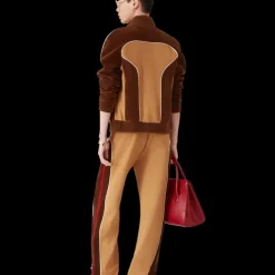 Chenille Panelled Track Pants