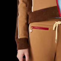 Chenille Panelled Track Pants