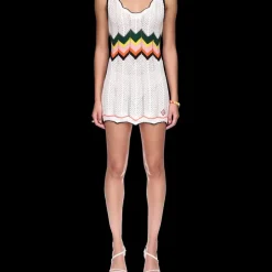 Chevron Lace Dress
