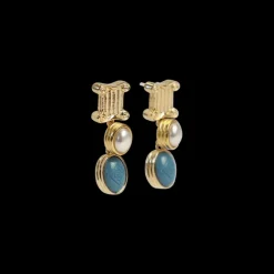 Column Drop Earrings