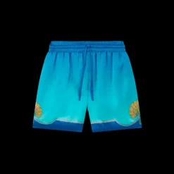 Coquillage Coloré Silk Shorts