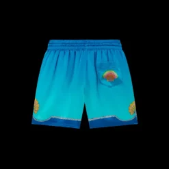 Coquillage Coloré Silk Shorts