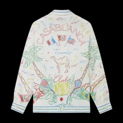 Crayon Tennis Club Silk Shirt
