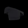 Crepe Draped Crop Top