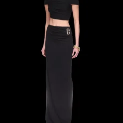 Crepe Draped Crop Top