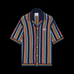Crochet Stripe Shirt