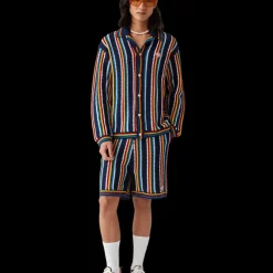 Crochet Stripe Shirt