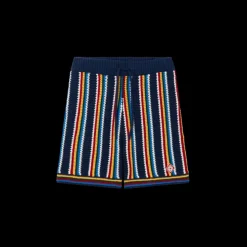 Crochet Stripe Shorts