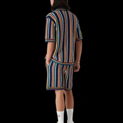 Crochet Stripe Shorts