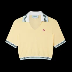 Cropped Pique Polo