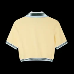 Cropped Pique Polo