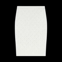 Crystal Monogram Knit Skirt
