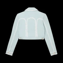 Cut Out Arch Denim Jacket