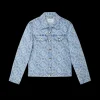Denim Bleached Monogram Jacket