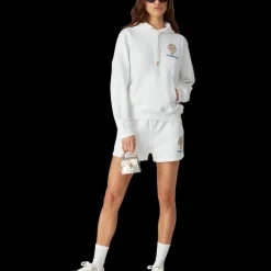 Diamond Column Hooded Sweatshirt
