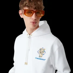 Diamond Column Hooded Sweatshirt