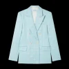Double Breasted Jacquard Jacket