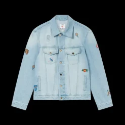 Embroidered Motif Denim Jacket