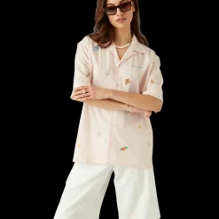 Embroidered Motif Shirt