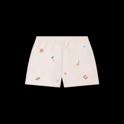 Embroidered Motif Swim Shorts