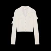 Flower Lace Knit Shirt